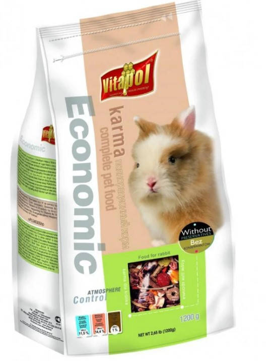 

Vitapol Economic 1,2кг корм для кроликов