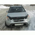 

Дефлектор капота, мухобойка HONDA CR-V с 2002-2007г.в.длинная. VIP