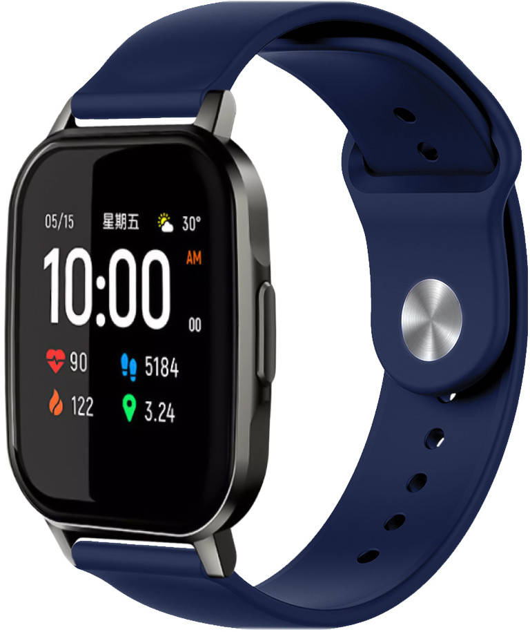 

Ремешок Base для Haylou Smart Watch 2 (LS02) Dark Blue (Хайлоу Смарт Вотч 2 ЛС02)