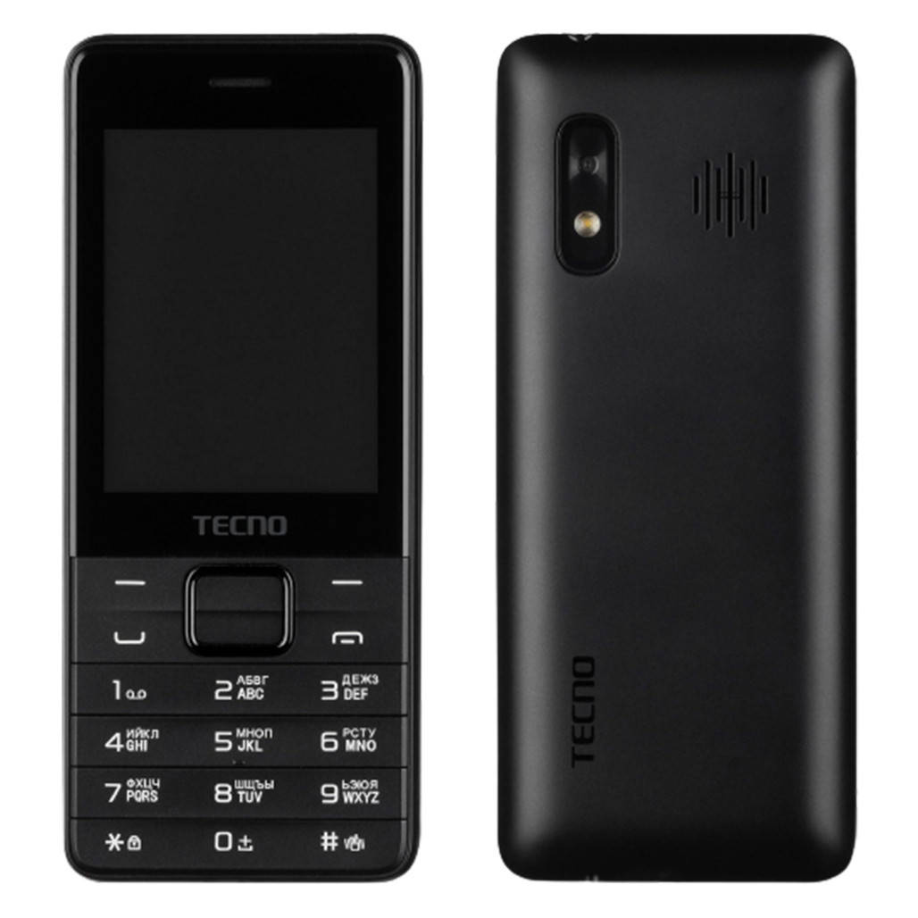 

Кнопочный телефон Tecno T454 (Black) UA-UCRF [66974], Черный