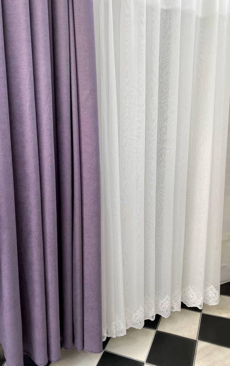 

Тюль бамбук для зала, спальни, гостинной