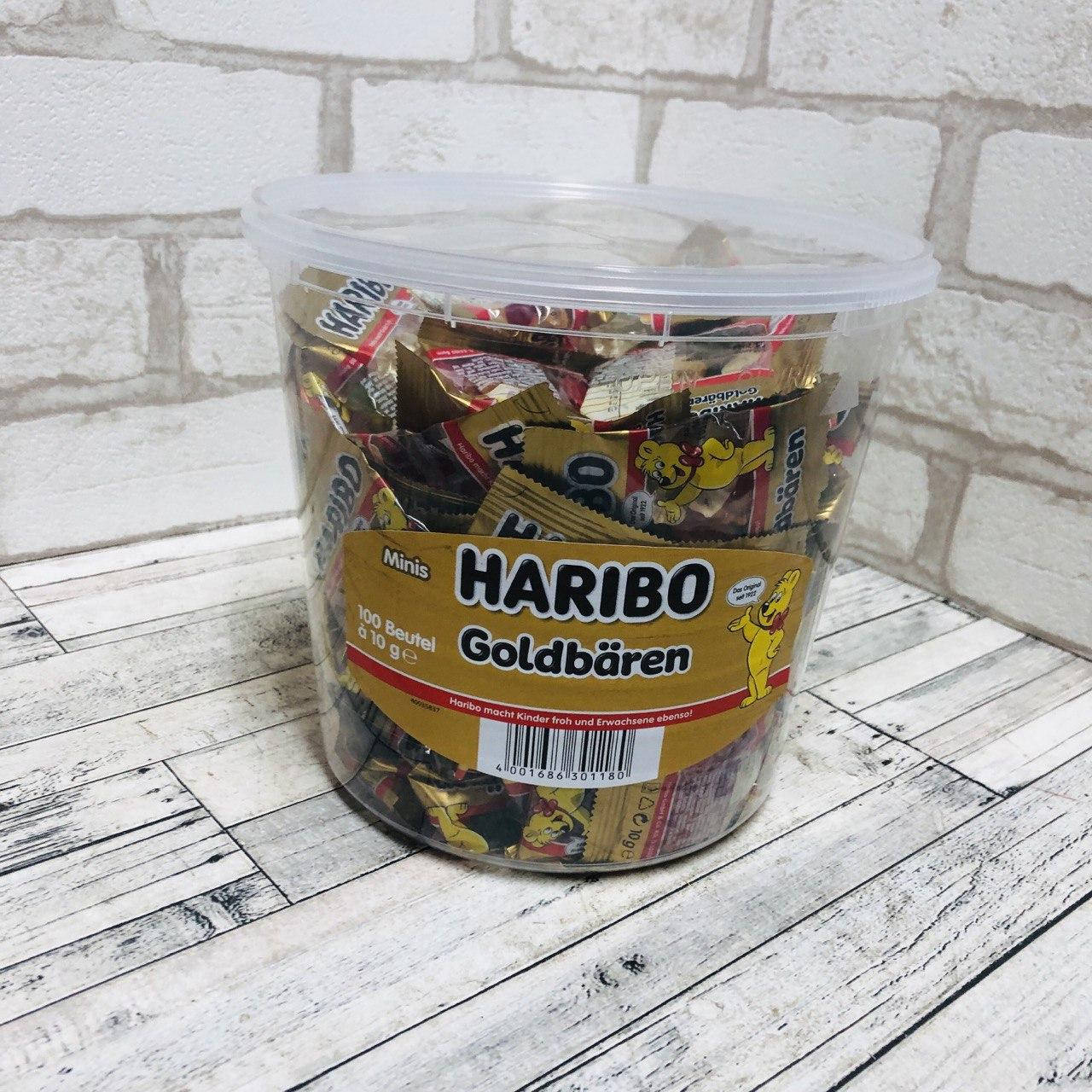 

Желейные конфеты HARIBO Золотые медвежата (Золотые мышки) Банка 100 шт