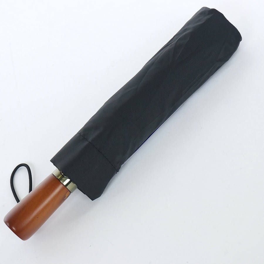 

Крепкий зонт мужской ДВОЙНАЯ СПИЦА (полный автомат) арт. AR3930, Черный