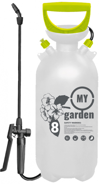

Опрыскиватель пневматический плечевой 8 л My Garden Эстония, Белый