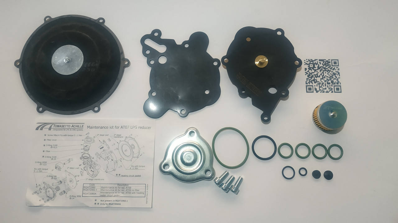 

Ремкомплект на газовый редуктор Tomasetto AT 07 полный оригинал