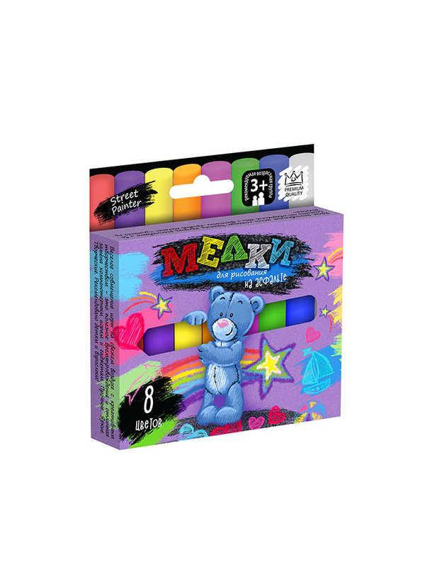 

Мел для рисование на асфальте MEL-02-02U 8 шт. УКР. (60) "ДАНКО ТОЙС"