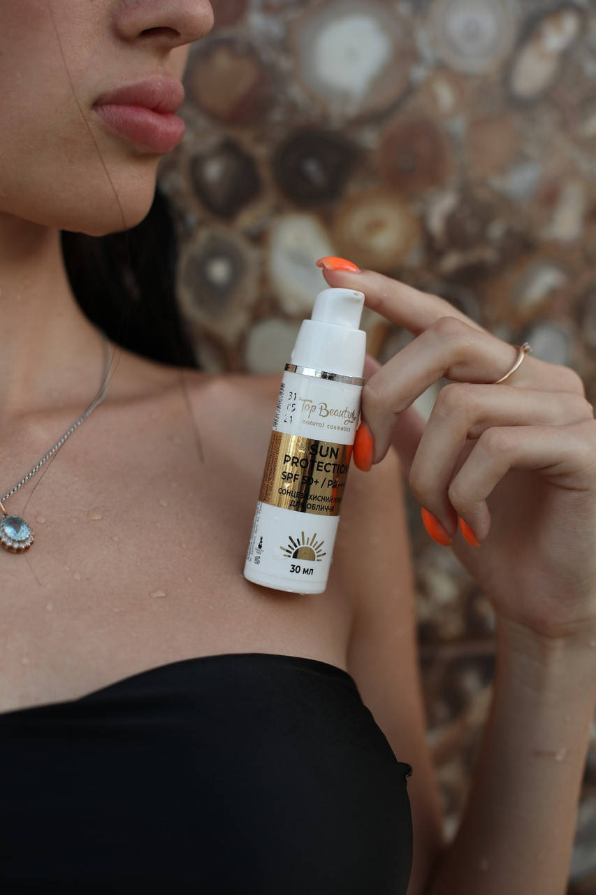 

Солнцезащитный крем для лица SPF 50 Top Beauty, 30мл