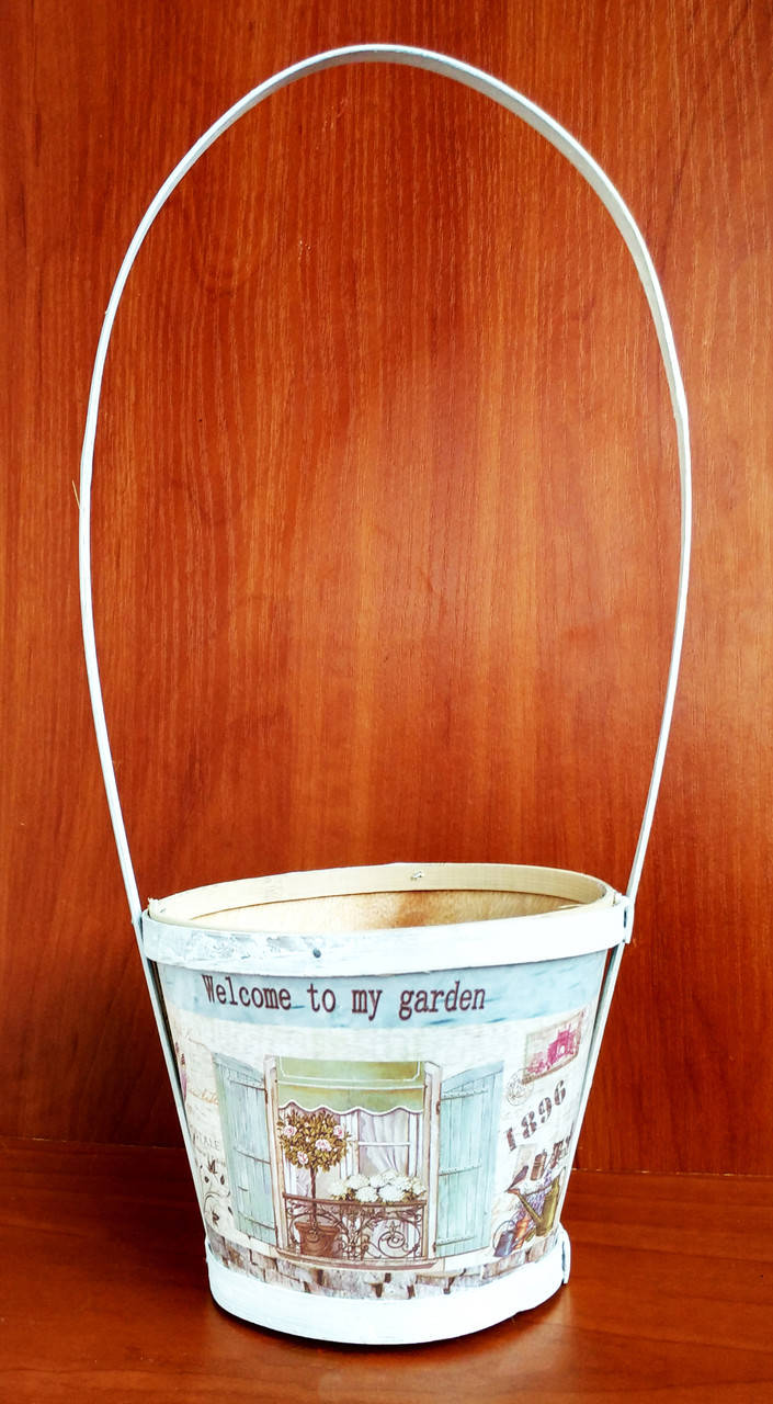 

Корзина для цветов (926 #3) 28х12 см