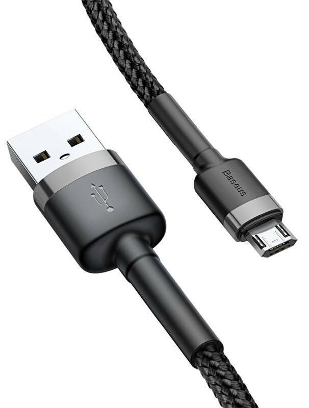 

Кабель Baseus Cafule Micro USB 1.5A (2m), Gray/Black