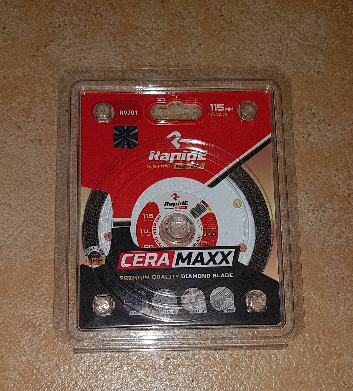 

Алмазный отрезной диск RapidE 115мм*22.23