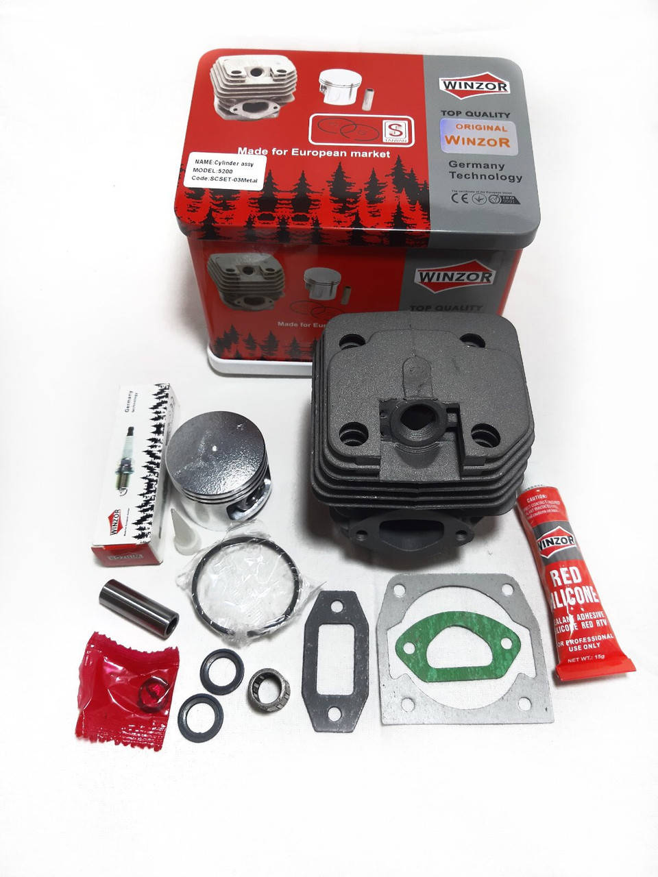 

Цилиндр в сборе GL5200 WINZOR к-кт. METAL BOX