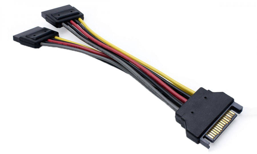 

Переходник Sata - двойной Sata. Разветвитель Sata