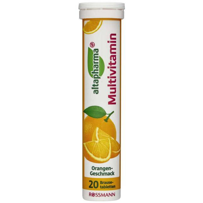 

Altapharma Brausetabletten Multivitamin - Мультивитамины в шипучих таблетках, 20 табл.
