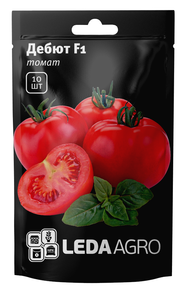 

Семена Томат Дебют F1 10шт LEDAAGRO