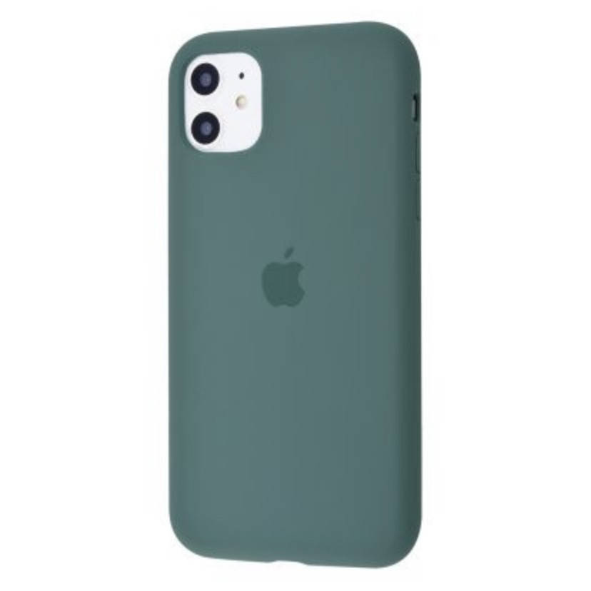 

Чехол Full Silicone Case для iPhone 11 Pine Green (сосновый лес силикон кейс на айфон 11), Зелёный