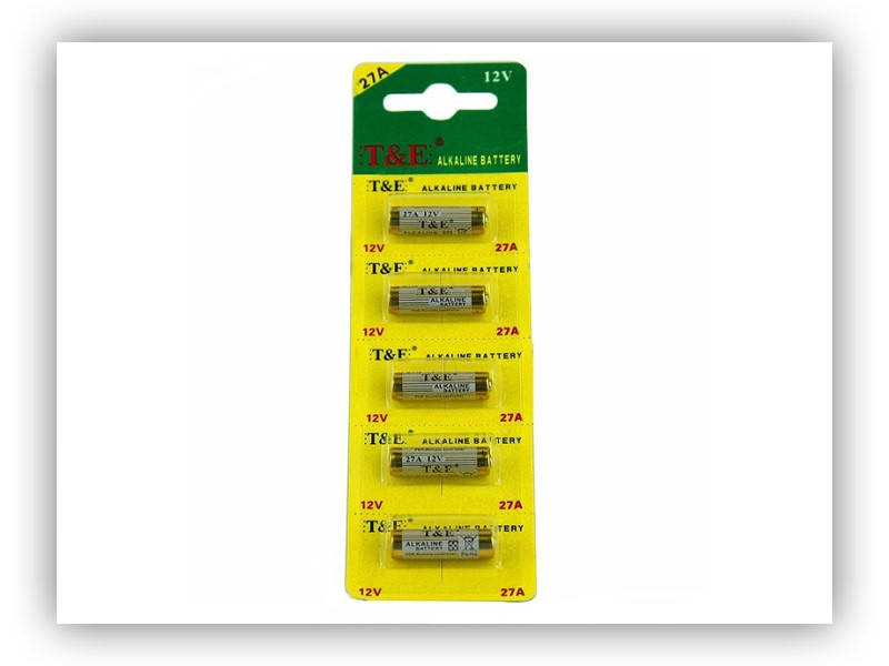 

Батарейка T&E Alkaline 27A 12V