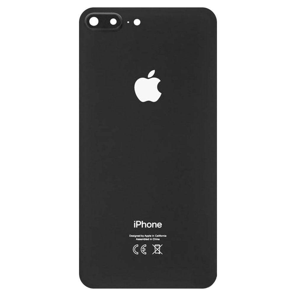 

Задняя крышка для iPhone 8 Plus (Black) (Original PRC) со стеклом камеры, Черный