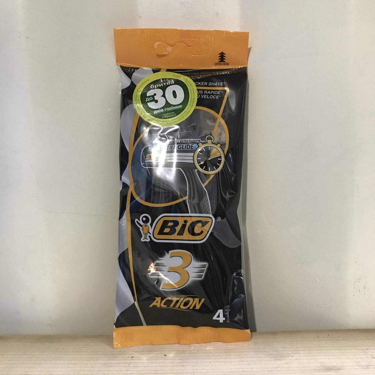 

Верстат BIC 3 леза Action (4 шт.)