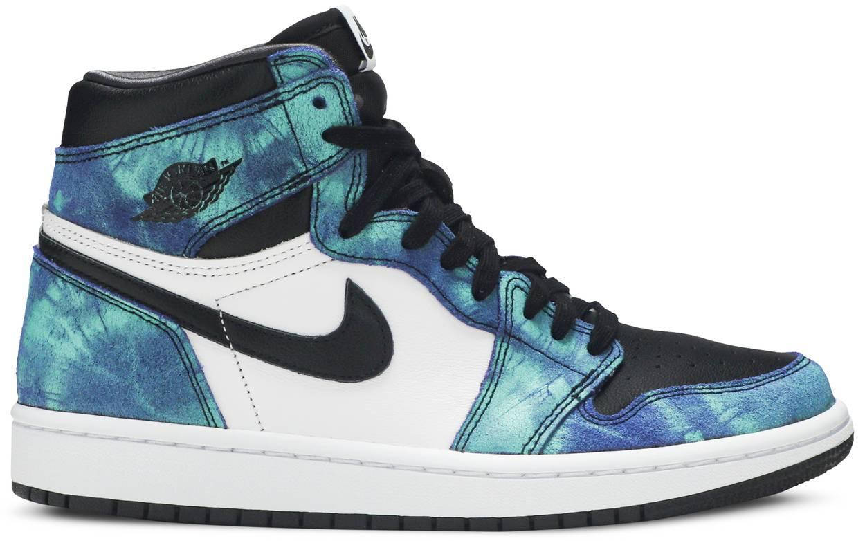 

Мужские кроссовки Nike Air Jordan 1 High Tie Dye (найк аир джордан 1, разные цвета) 45