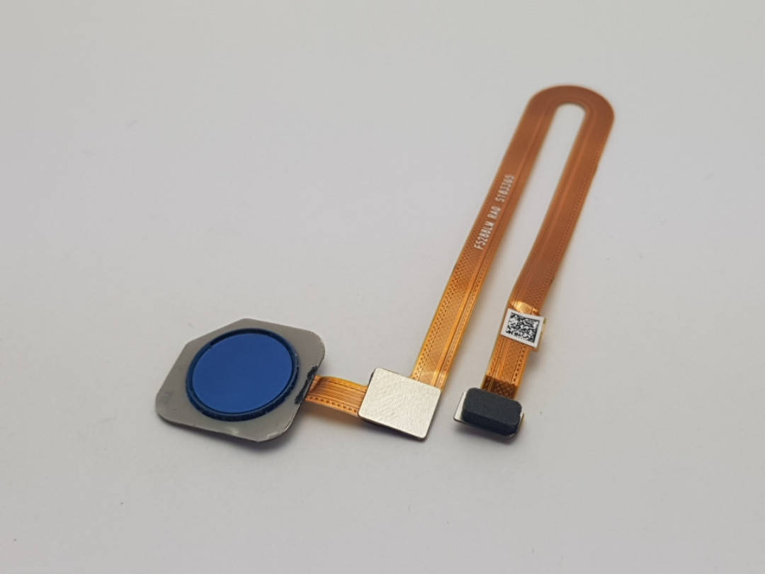 

Сканер отпечатка Xiaomi Mi8 синий Сервисный оригинал с разборки