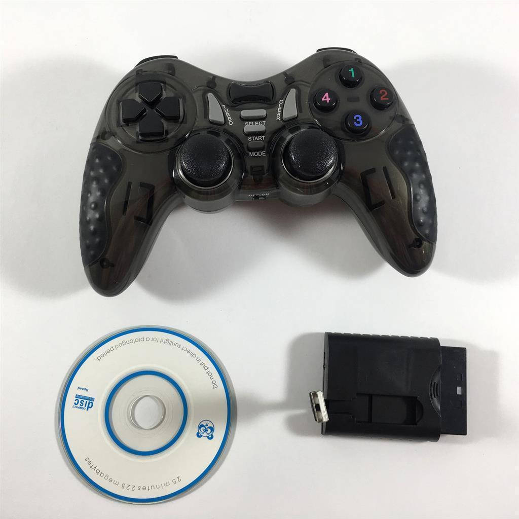 

Геймерский Джойстик Wireless для PS2 PS3 PC Android TV Box (Черный)
