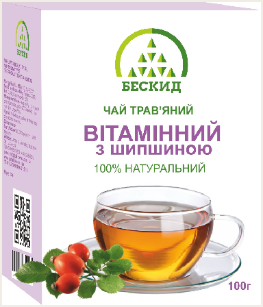 

Травяной витаминный чай с шиповником