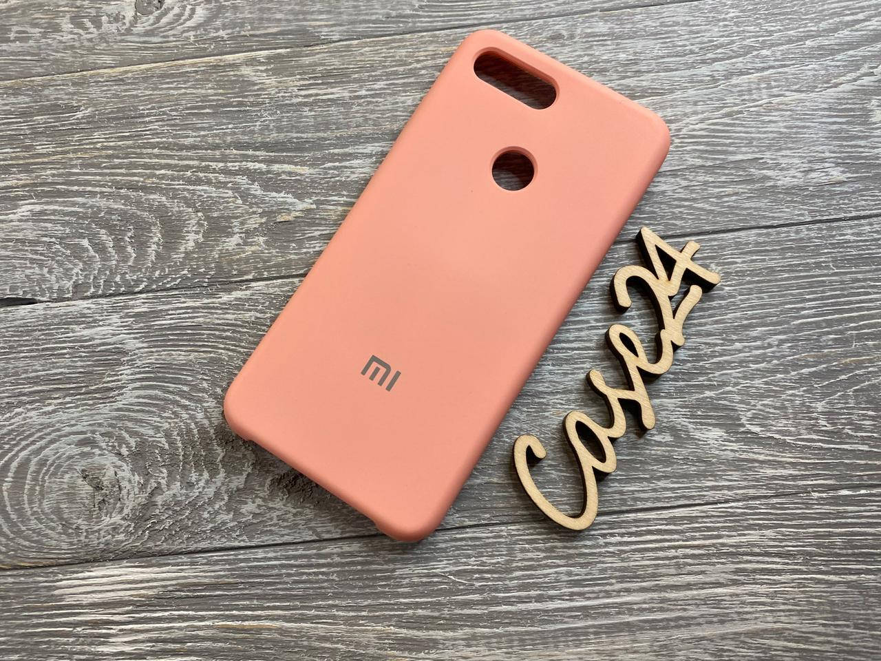 

Чехол Soft touch для Xiaomi Mi 8 Lite (8 цветов) розовый