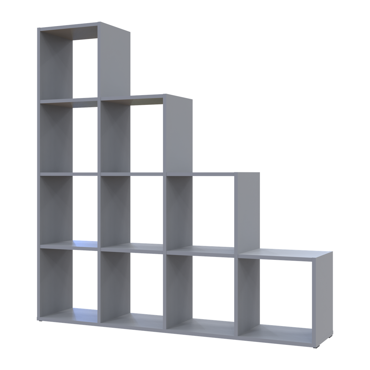 Стелаж Doros Степ 4х4 Сірий відкритий 136.2х28.8х140.7 (41516179) 2