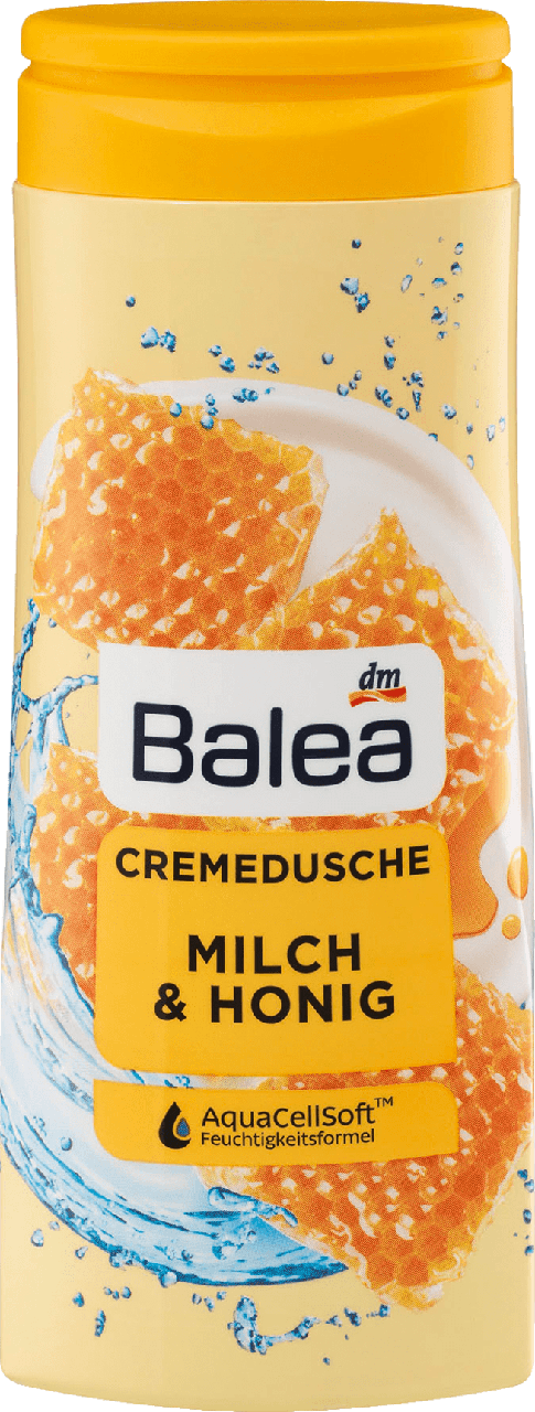 

Крем- гель для душа Balea Milch & Honig, 300 мл.