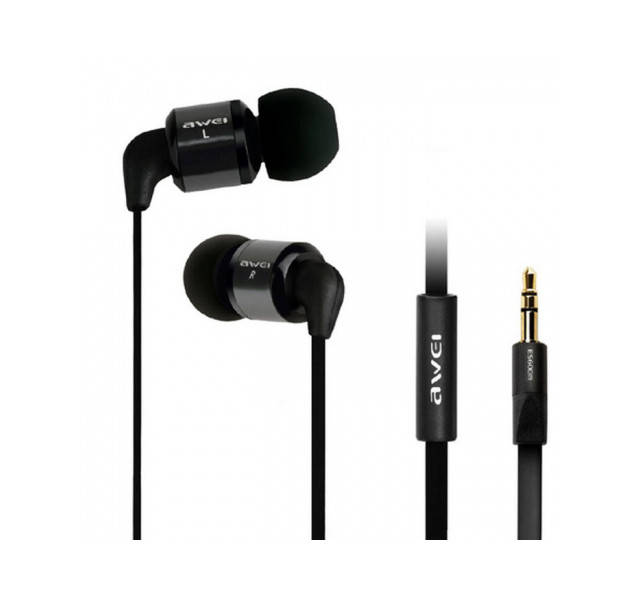 

Наушники AWEI ES-13i Black, Черный
