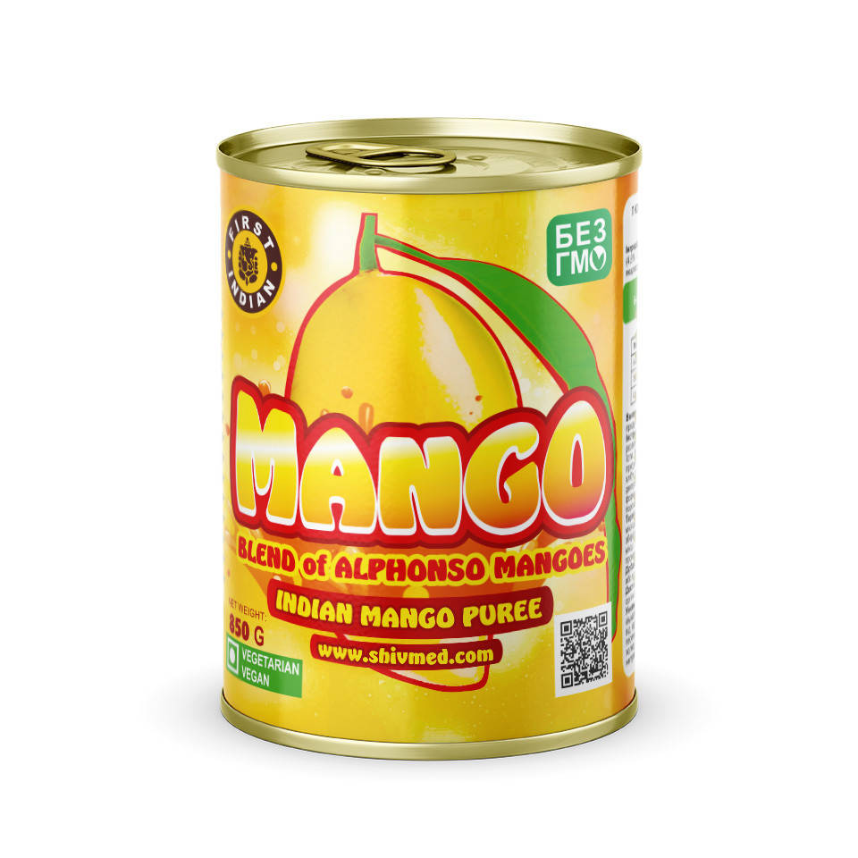 

Пюре Манго Альфонсо - консервированное (850грн.,Индия)
