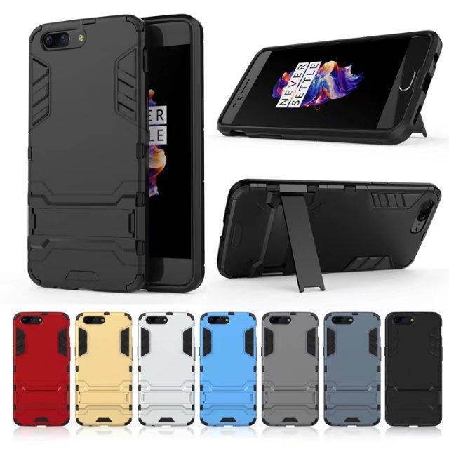 

PC + TPU чехол Metal armor для Oneplus 5 (7 цветов), Разные цвета