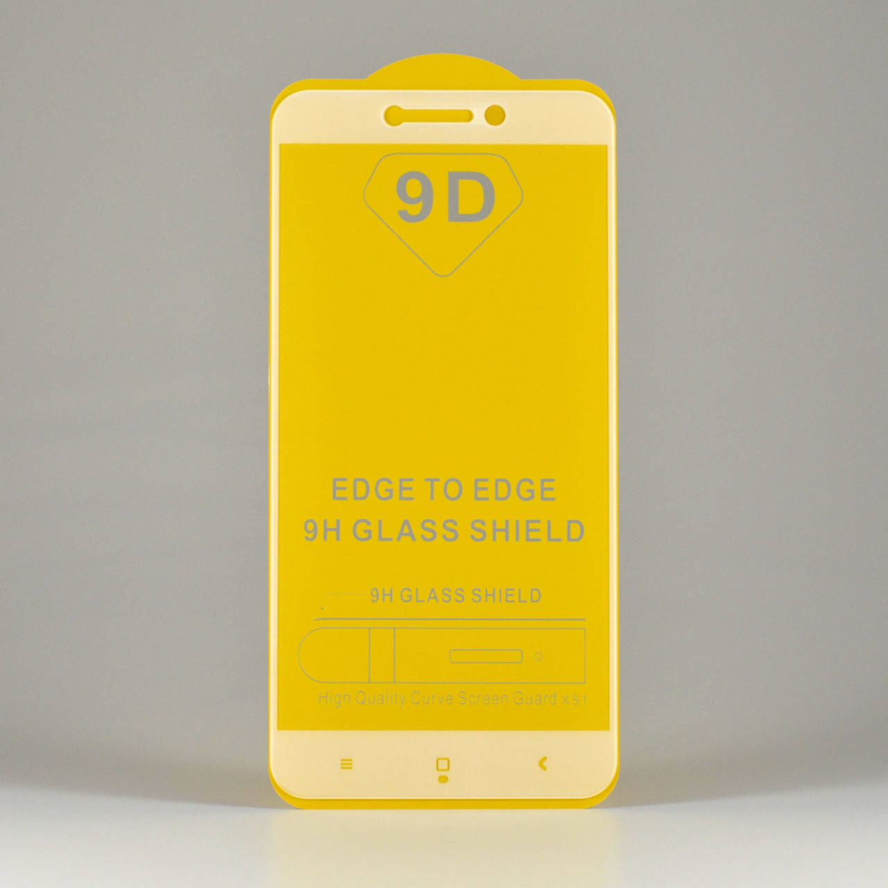 

Защитное стекло на Xiaomi Redmi 4X белое клей по всей поверхности, Белый