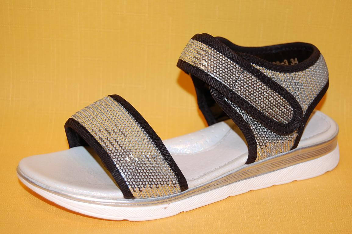 

Детские Босоножки Башили Китай 208-3 Для девочек Белый размеры 31_37