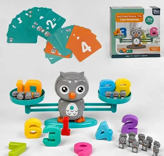 

Игра-балансир Сова Fun Game (53 элемента, 3 уровня игры, 30 двухсторонних карточек) 30299, Разные цвета