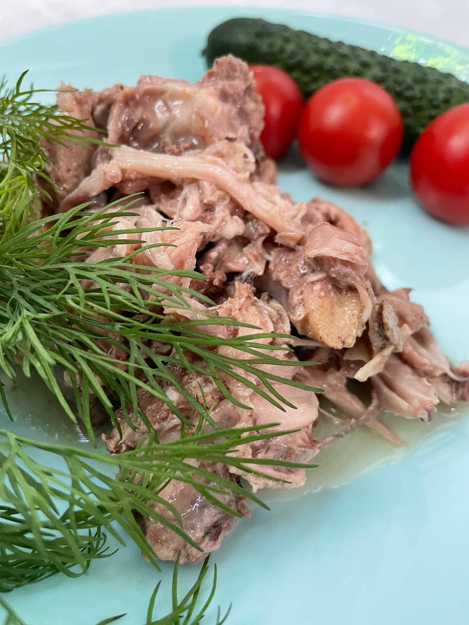 

Тушёнка куриная 350 гр