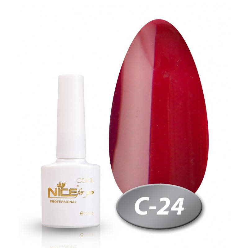 

Гель-лак Nice for you Cool C-24 вишня 8,5 мл