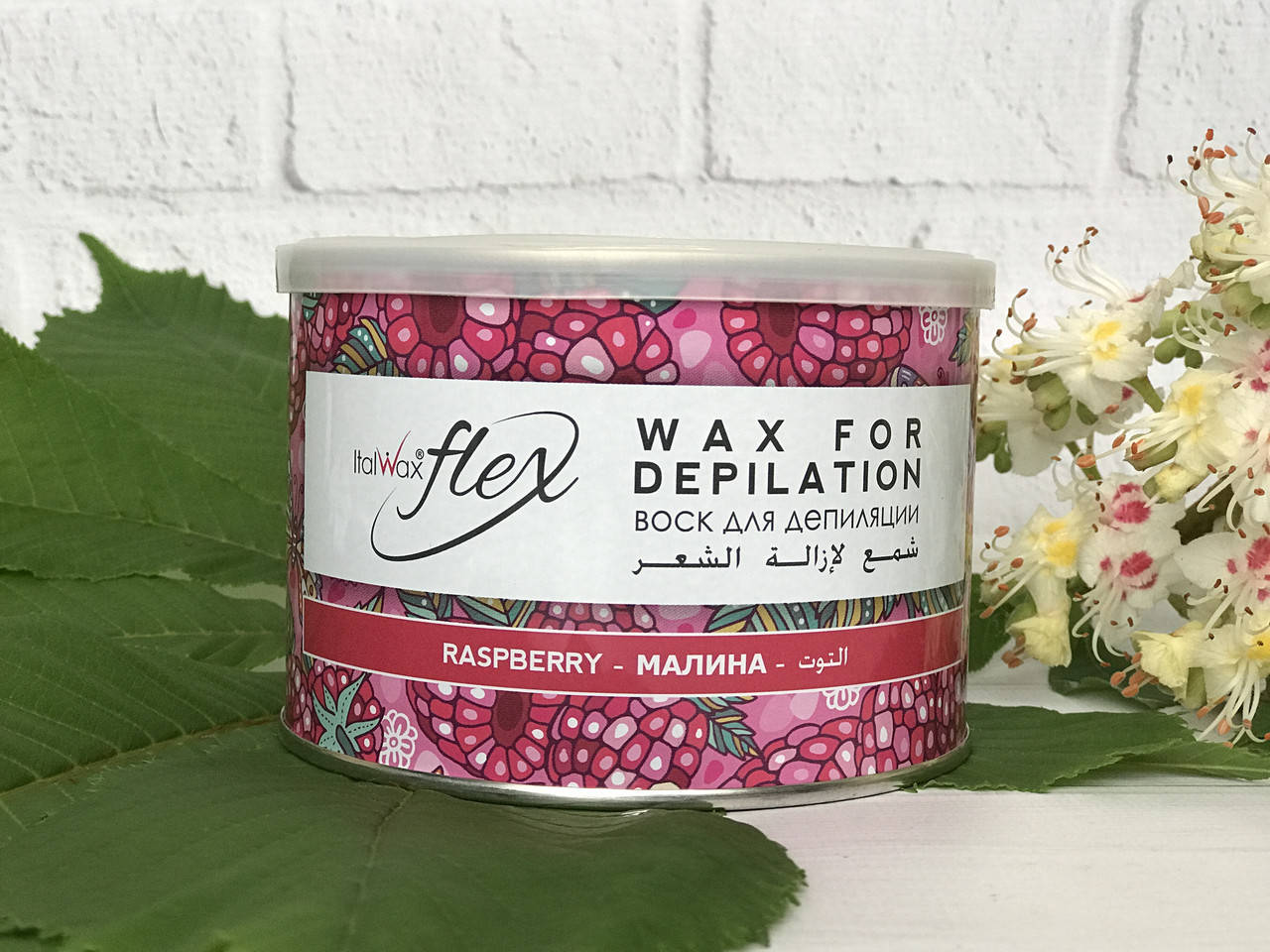 

Воск в банке Italwax Flex Малина 400мл