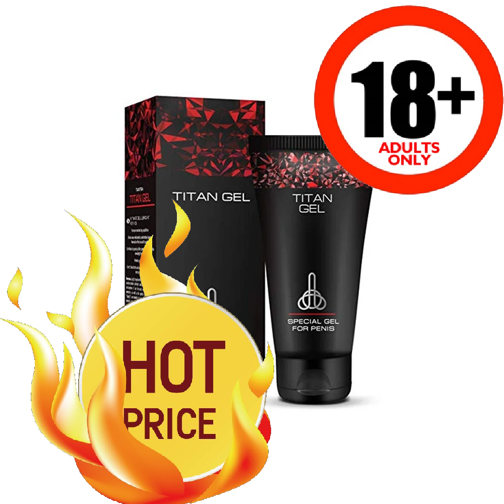 

Крем гель для увеличения и упругости мужского Титан гель Titan Gel