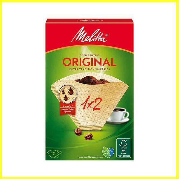 

Фильтры бумажные Melitta Original 1X2 (натуральные), Белый