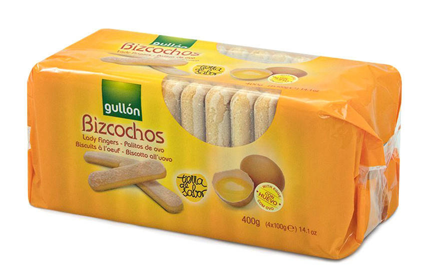 

Палочки Savoiardi Савоярди Gullon 400 грамм, Дамские пальчики