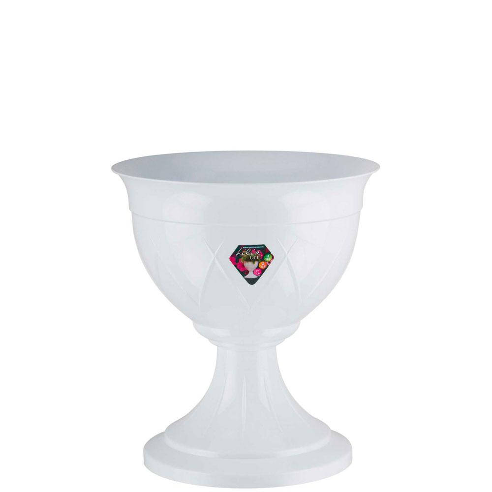 

Горшок уличный на ножке LILIA URN 3,5 л белый (С1 ALB)