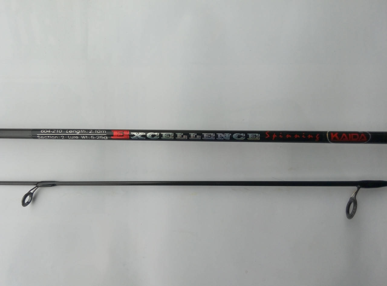 

Спиннинговое удилище KAIDA Excellence 2,1м (5-25), Черный