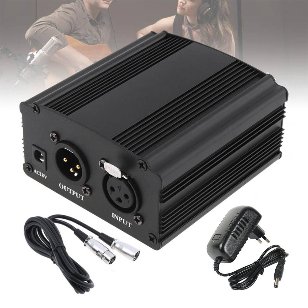 

Фантомное питание Green Audio 48V для конденсаторного микрофона с кабелем XLR