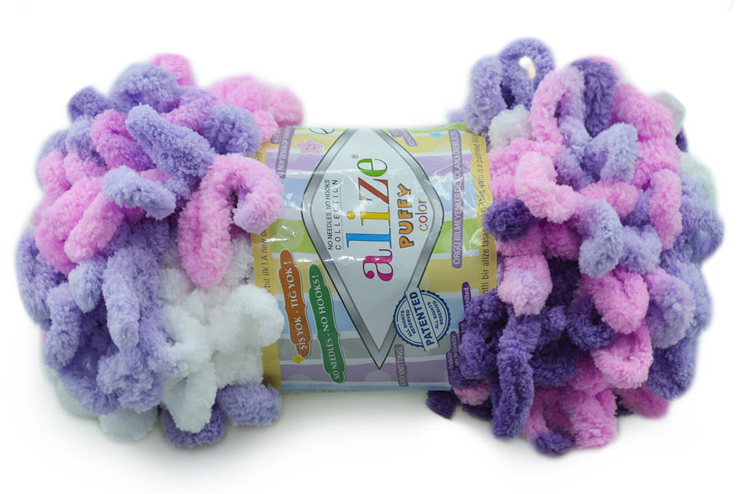 

Alize Puffy Color, №6305, Секционное крашение