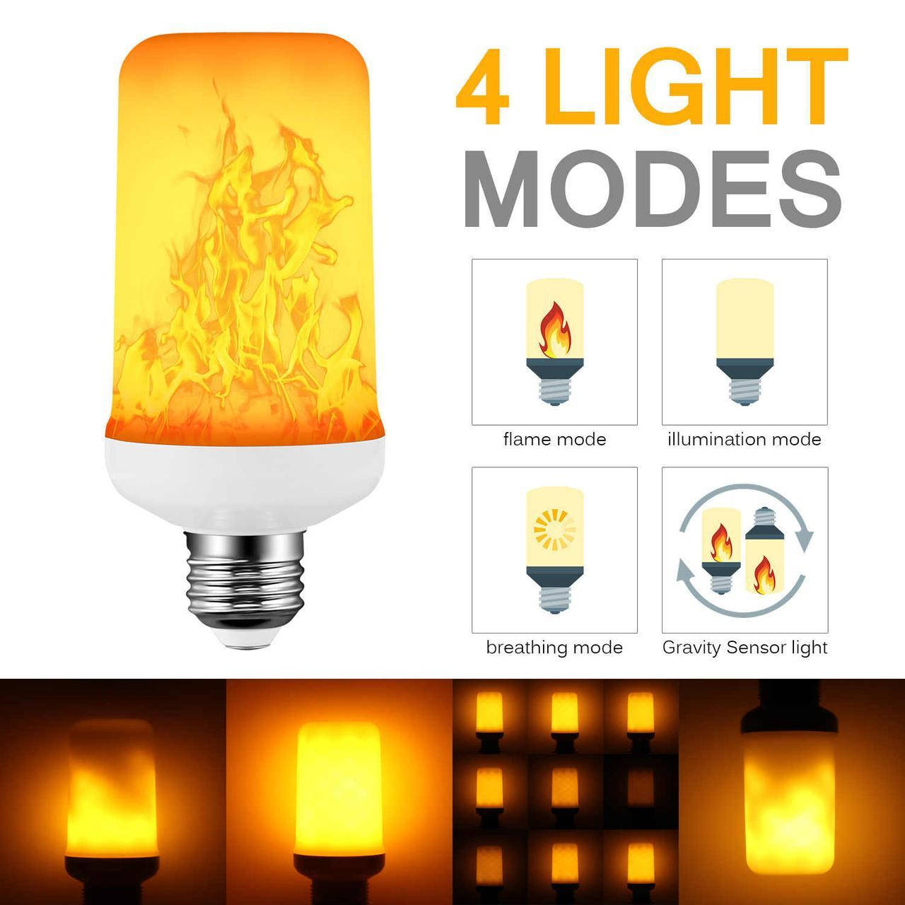 

Лампа LED Flame Bulb А + с эффектом пламени огня E27-В ТОПЕ! Salee
