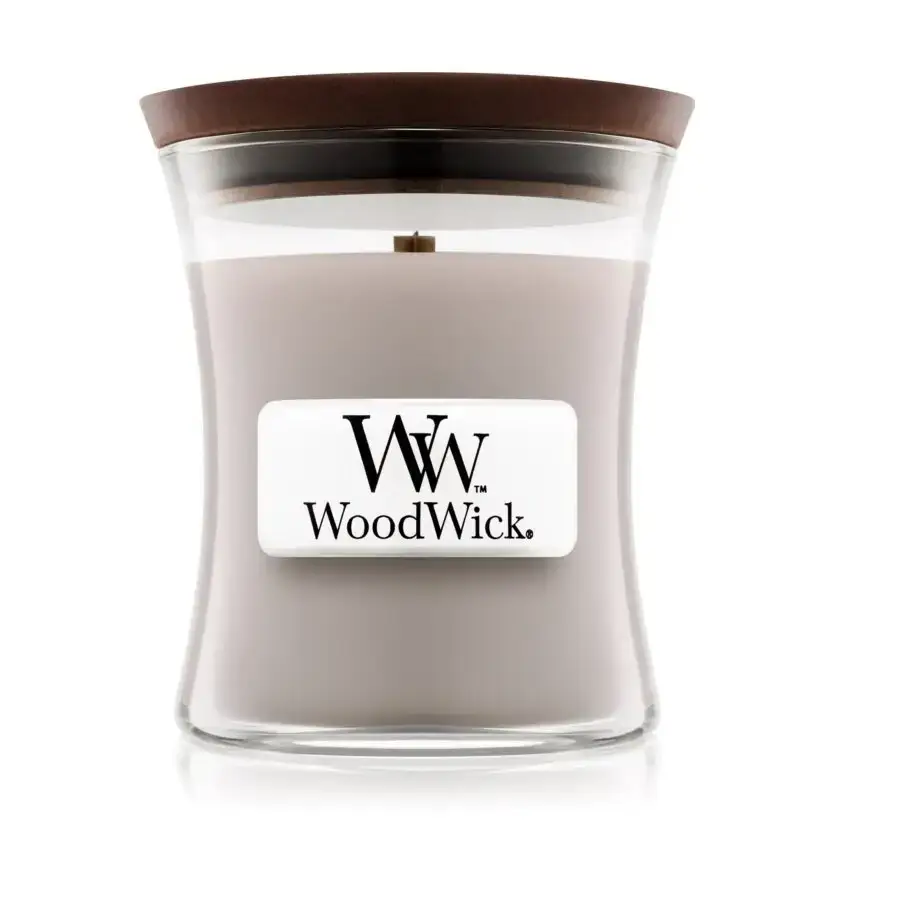 

Ароматическая свеча с ароматом кедра и тлеющих углей Woodwick Mini Wood Smoke 85 г, Черный