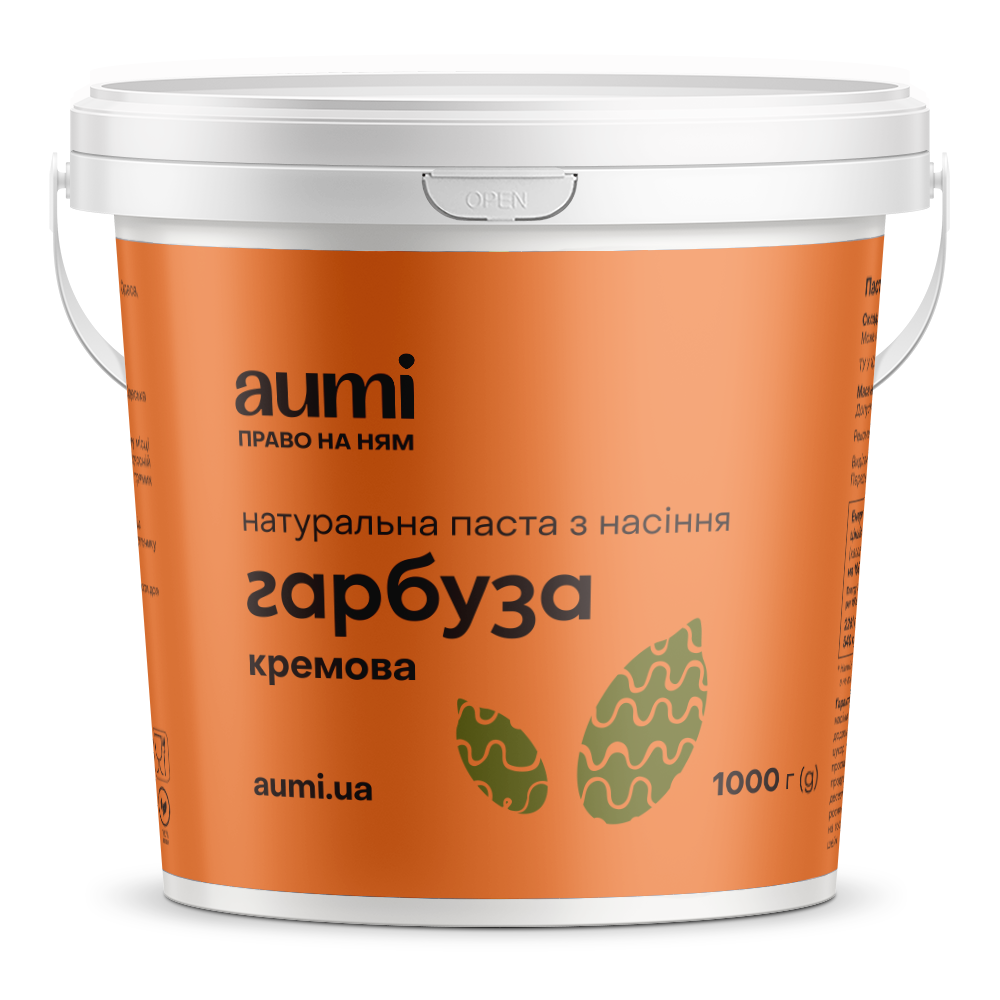 

Паста из семян тыквы кремовая, 1кг, ведро, натуральная без добавок