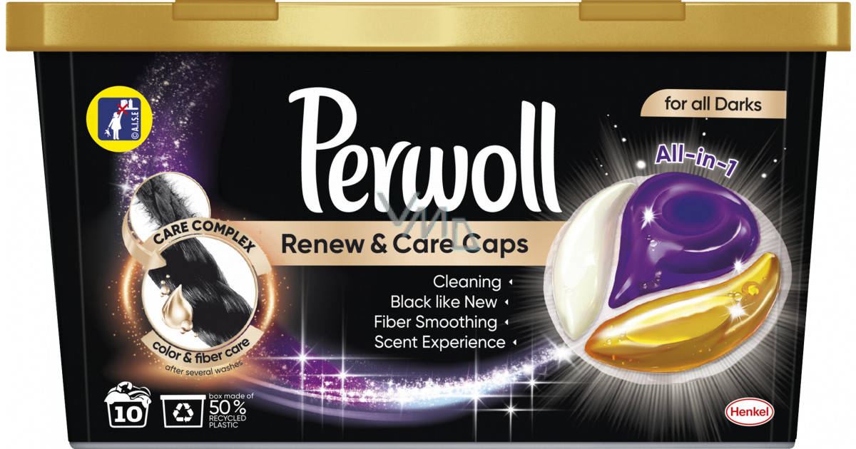 

Капсули Perwoll Renew & Care для кольорової і чорної одягу