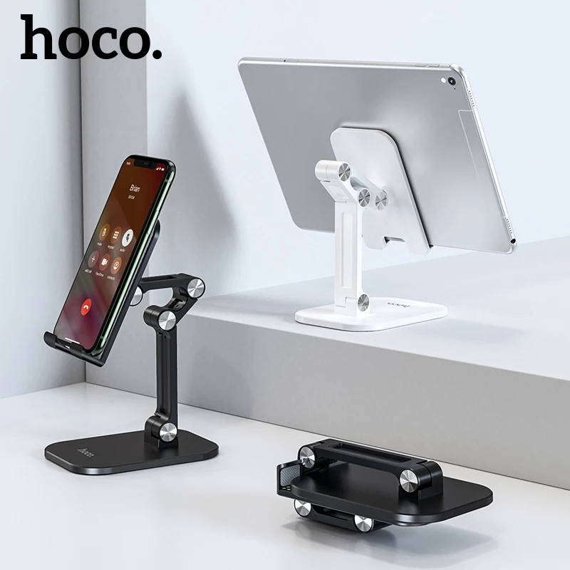 

Настольная подставка для планшета и телефона Hoco, Серебристый
